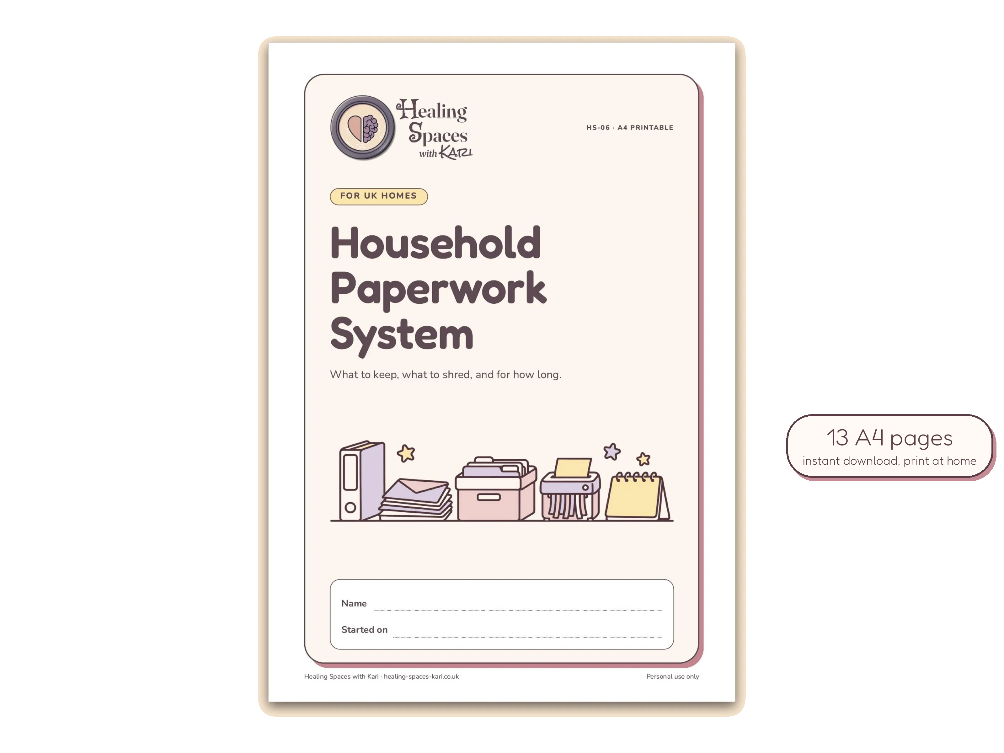 Household Paperwork System