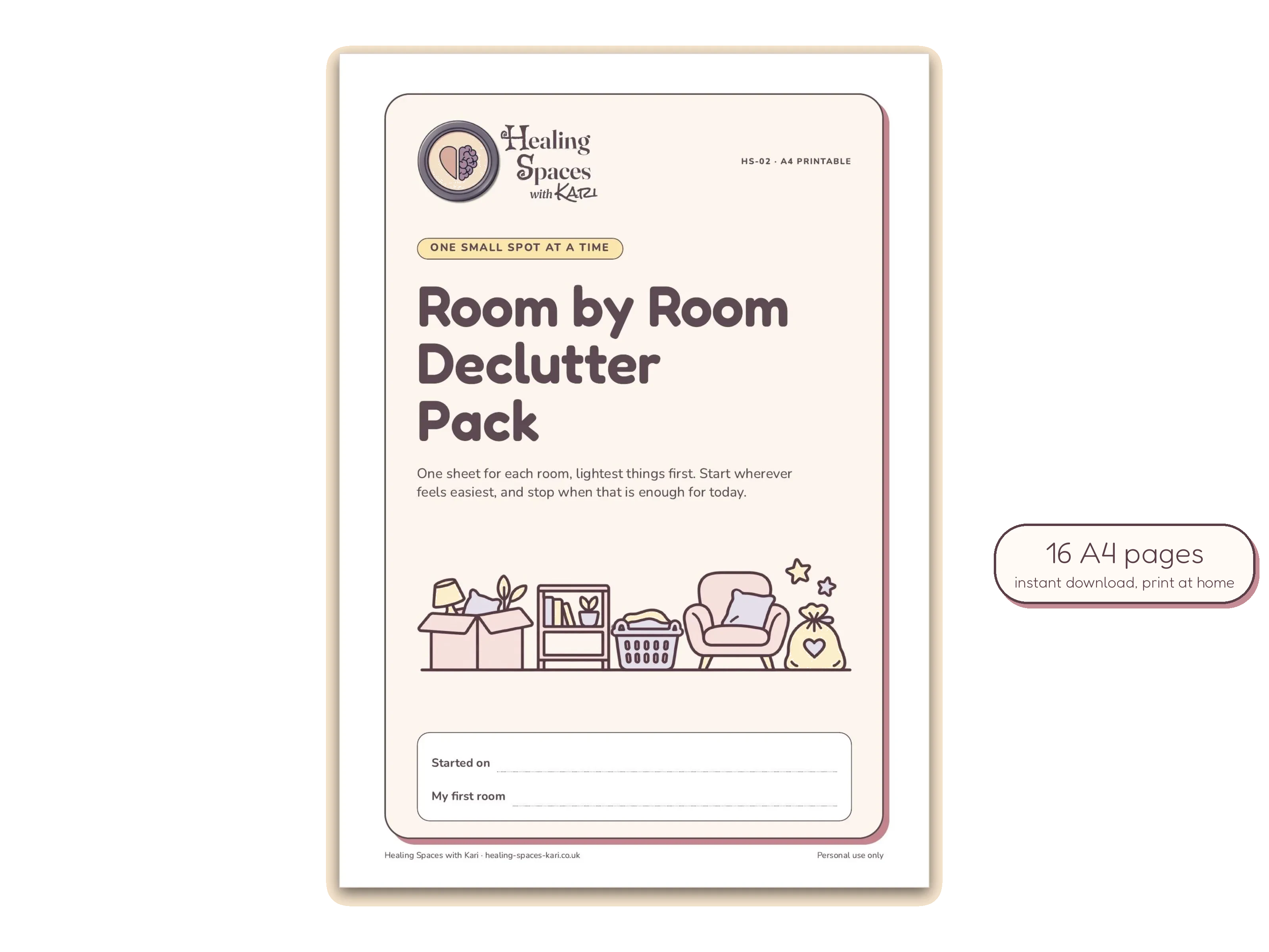 Room by Room Declutter Pack
